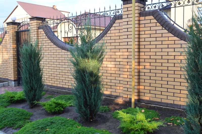 Brick Fence Building