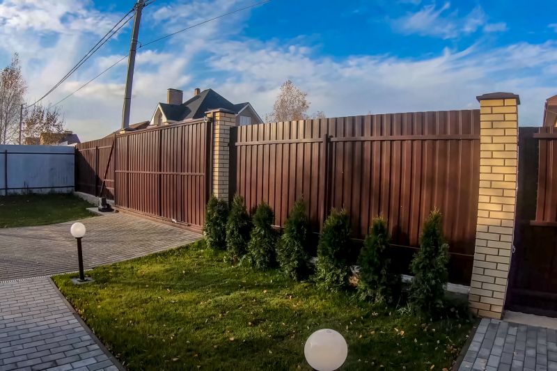 Brick Fence Building