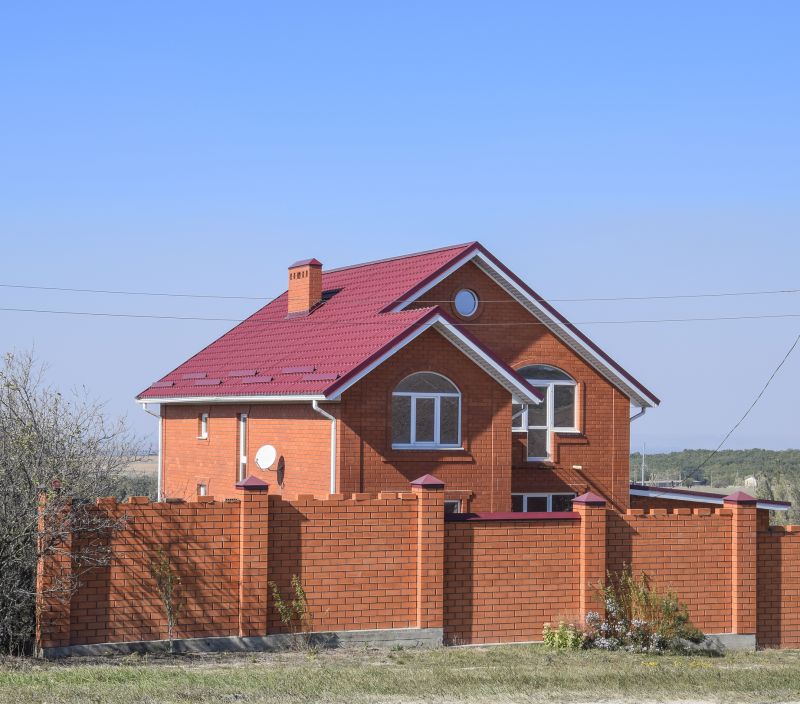 Brick Fence Building