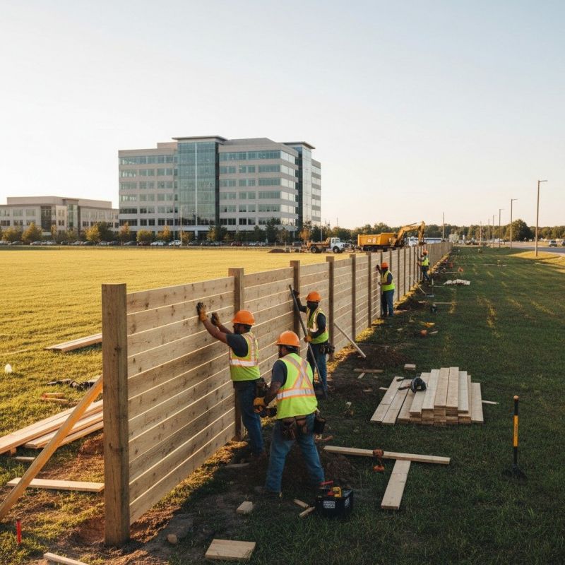 Brick Fence Building